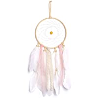Lezed Atrapasueños con Plumas Decoración de Pared Adorno Casa Atrapasueños Atrapador de Sueños Hecho a Mano Tradicional…